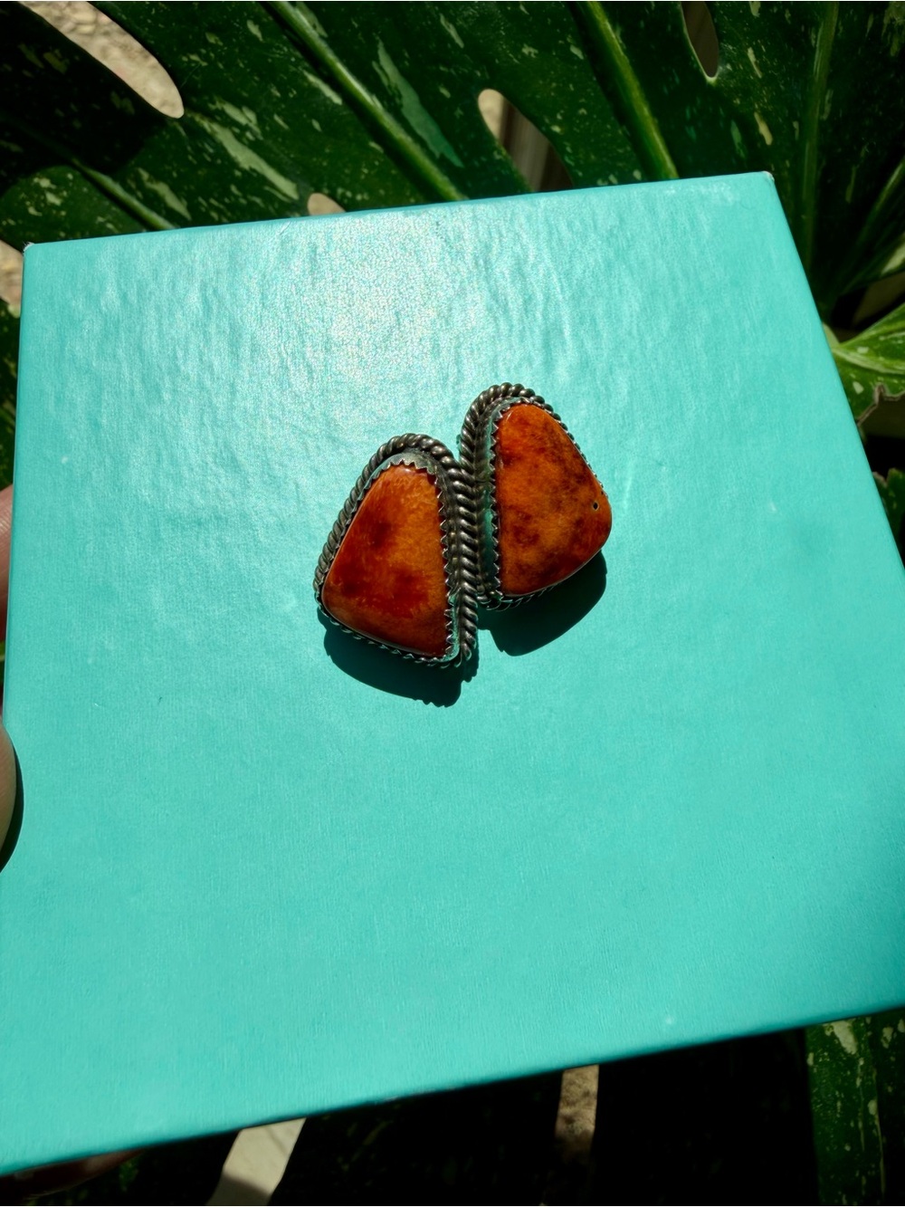 Authentic and Native Made Spiny Oyster Earrings